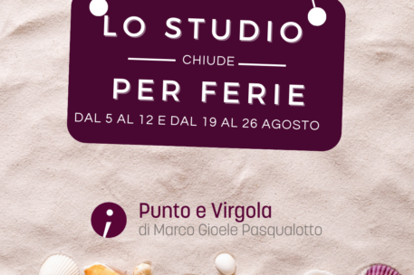 chiusura per ferie punto e virgola