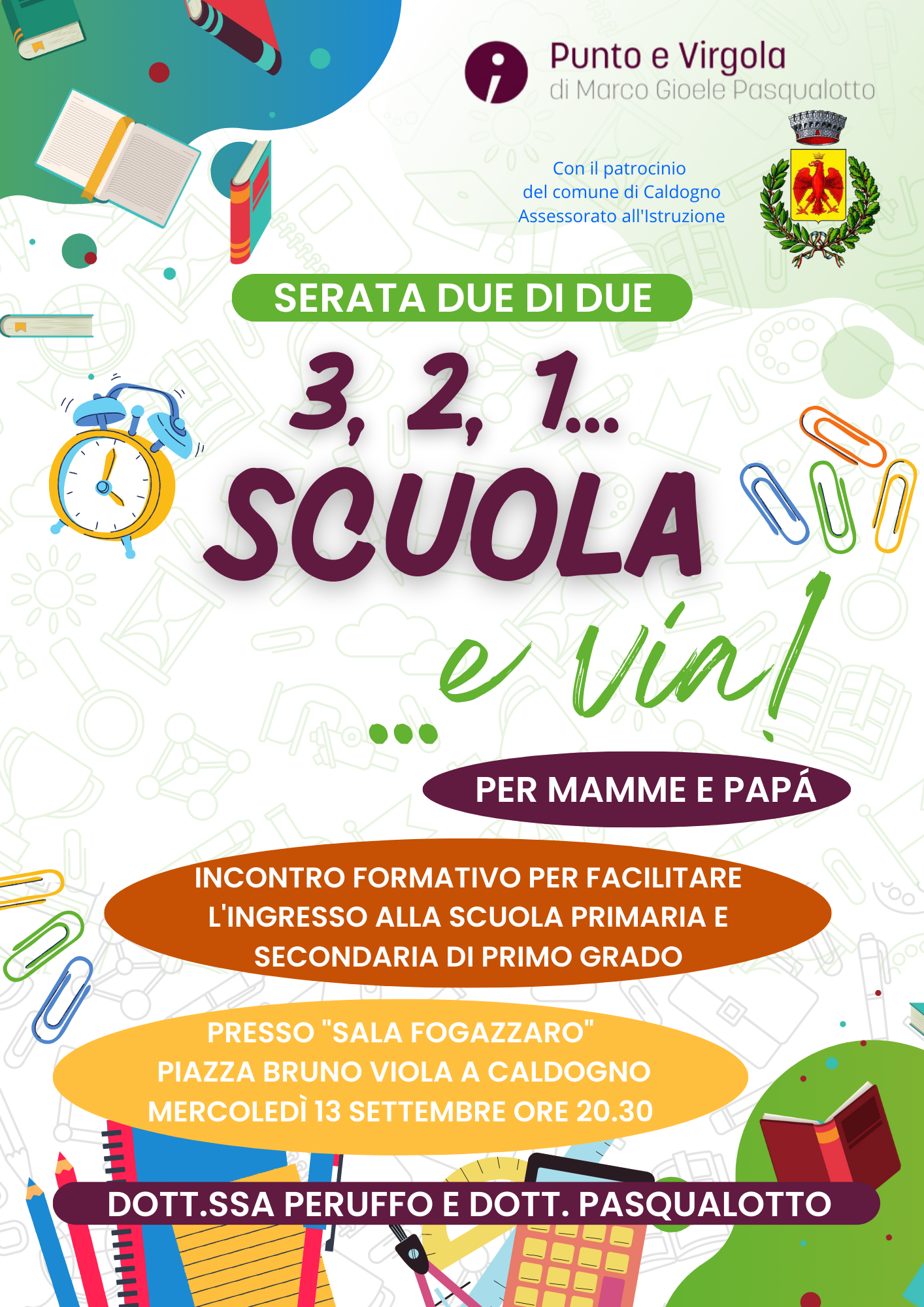 evento punto e virgola scuola genitori e insegnanti